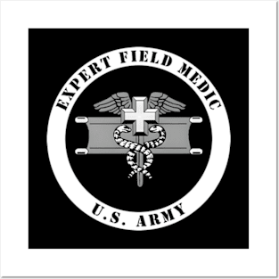 Expert Field Medic Badge - EFMB - U.S. Army Medic Posters and Art